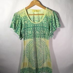 Free People Short Sleeve Tunic